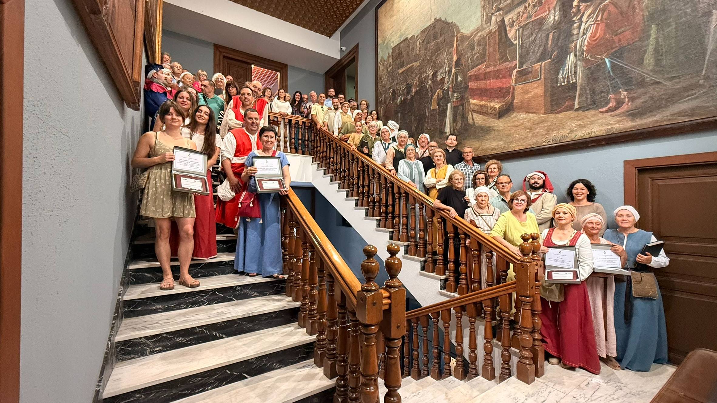 Foto de familia entrega de placas